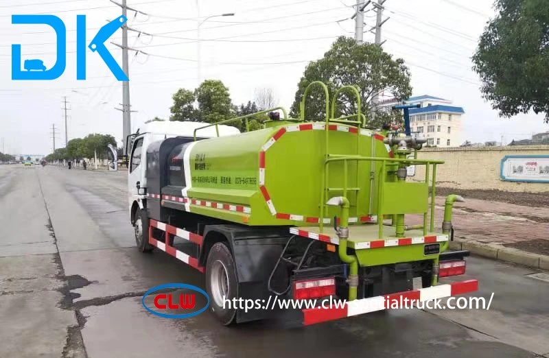 9-ton electric water sprinkler truck rear left