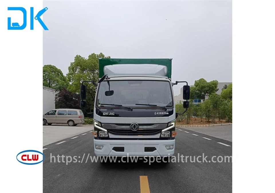Hydrogen fueled 9t postal truck front