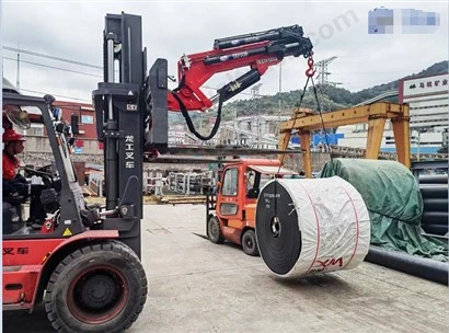 Gabelstapler mit Kran fliegender Arm Jib Boom