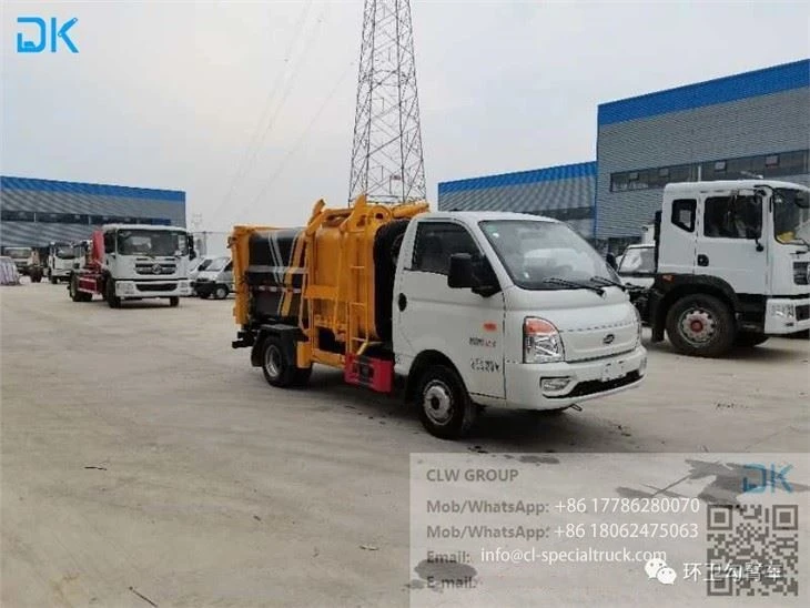 4m³ Side-mounted Garbage Compressor Truck